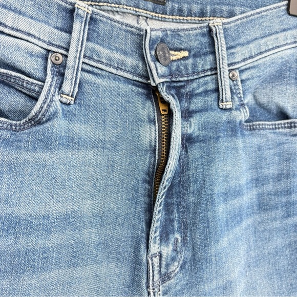 MOTHER The Mid Rise Dazzler Ankle Fray Denim Jeans in We The Animals | Sz 27 - Picture 9 of 14